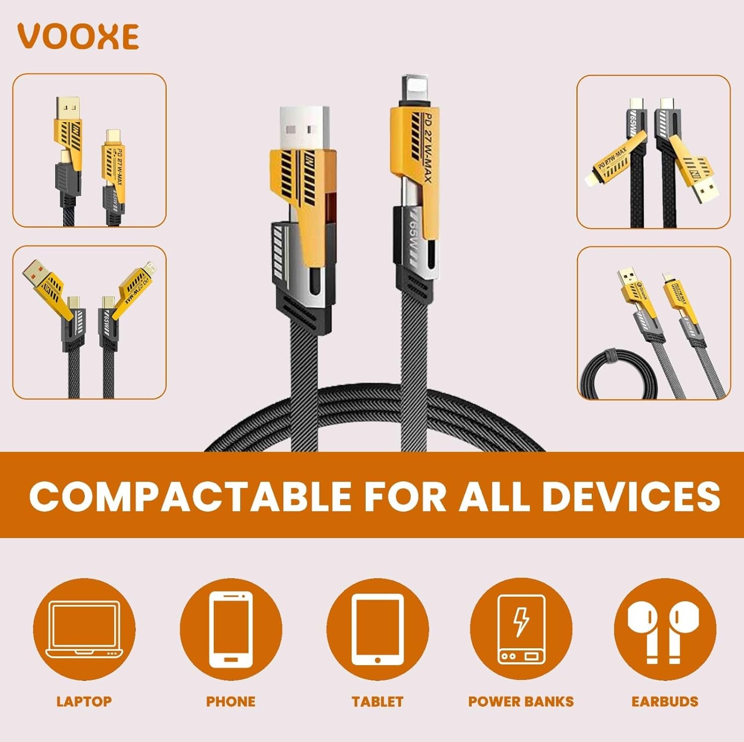 4-in-1 Fast Charging Cable