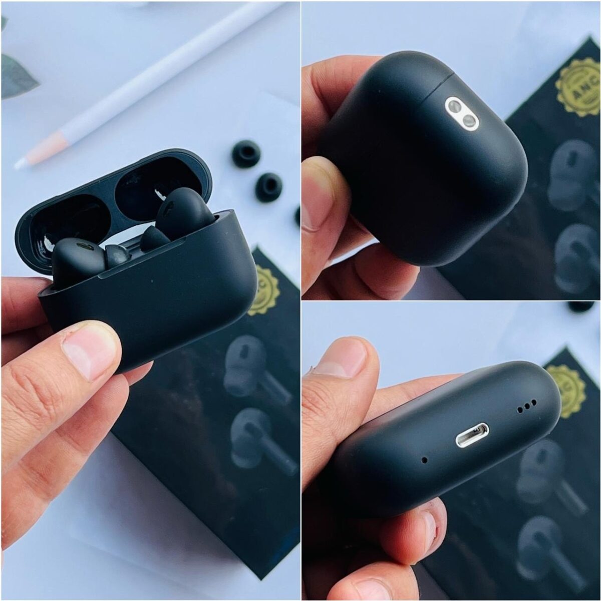 Airpod pro 2 Active Noise Cancellation (Black Edition)
