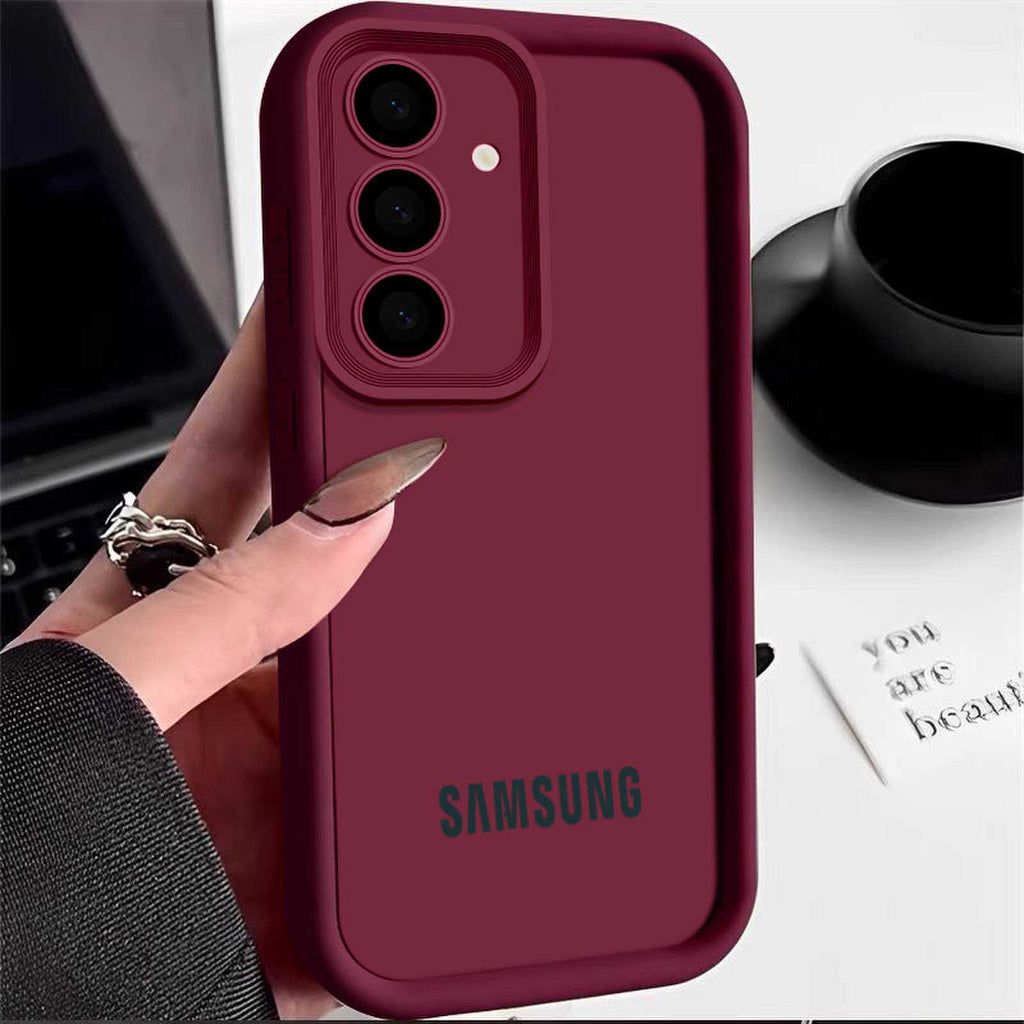 Original Phone Casing For Samsung Galaxy A55 Shockproof Phone Liquid Silicone Soft Cover For A35 A25 A15